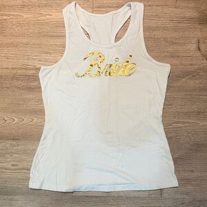 Bride Gold Script Racerback Tank Top - Women